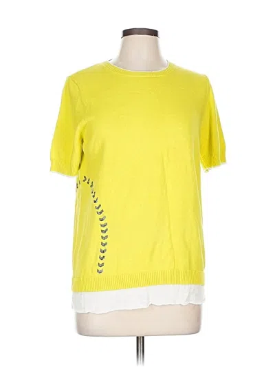 Pre-owned Lisa Todd Pullover Sweater In Yellow