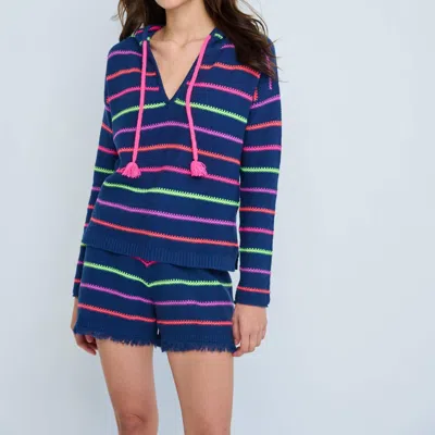 Lisa Todd Quick Stitch Hoodie In Blue Galaxy