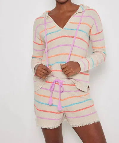 Lisa Todd Quick Stitch Short In Almond Combo In Multi