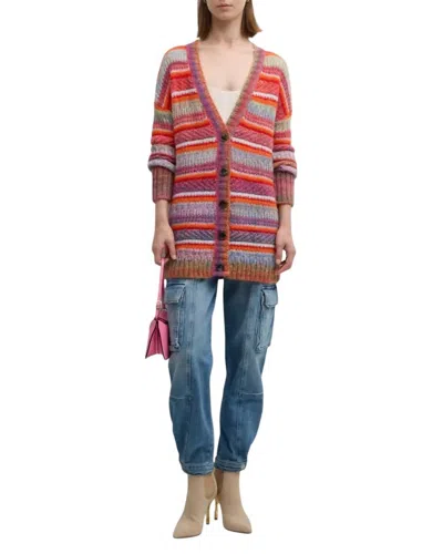 Lisa Todd Retro Cardigan In Multi
