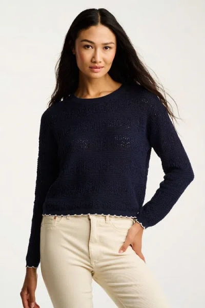 Lisa Todd Seaside Chic Sweater In Blue