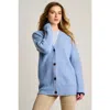 Lisa Todd Shake It Up Cardigan In Blue