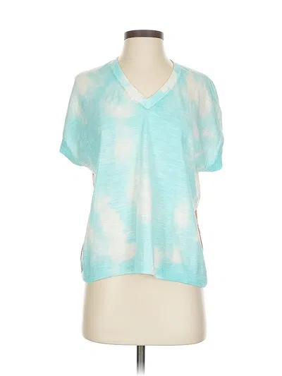 Pre-owned Lisa Todd Short Sleeve T-shirt In Blue