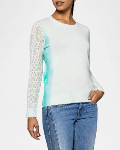 Lisa Todd Side By Side Ombre Mixed-stitch Pullover In Multi