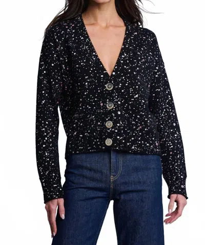 Lisa Todd Snow Sprinkle Cardigan In Black