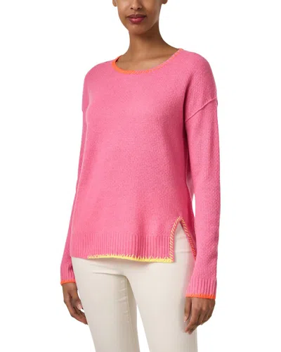 Lisa Todd Stitch Cashmere Sweater In Pink