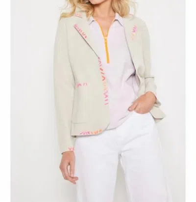 Lisa Todd Stitchen Blazer In Almond In Pink