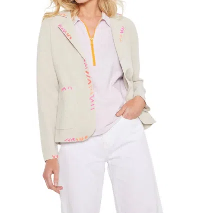 Lisa Todd Stitchin' Blazer In Almond