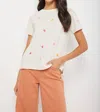 Lisa Todd Strawberry Fields Shirt In Bluff In Multi