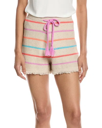 Lisa Todd Stripe Short In Tan