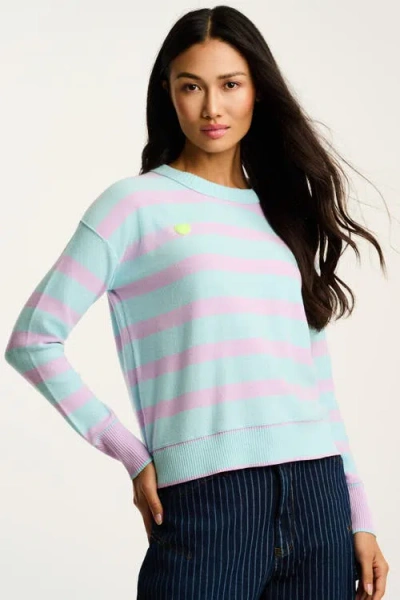 Lisa Todd Subtle Love Cotton Sweater In Blue
