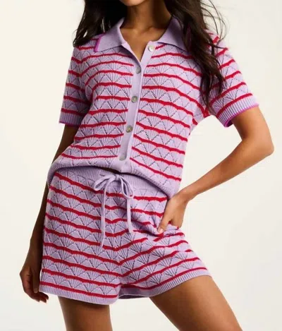 Lisa Todd Summer Sunset Short In Purple Twist