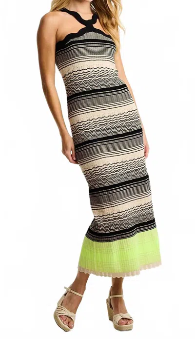 Lisa Todd Summer Sway Sweater Dress In Grey Multi In Brown