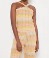 Lisa Todd Summerscape Halter Top In Dream