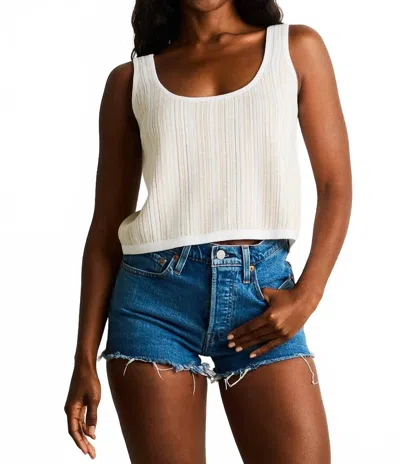 Lisa Todd Sun Kissed Tank Top In White Combo