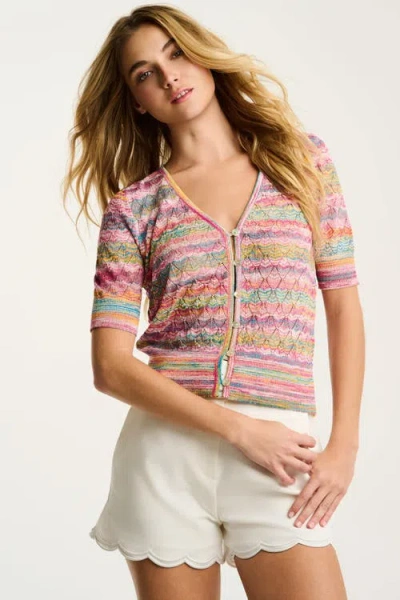 Lisa Todd Sun-sational Button Up In Multi