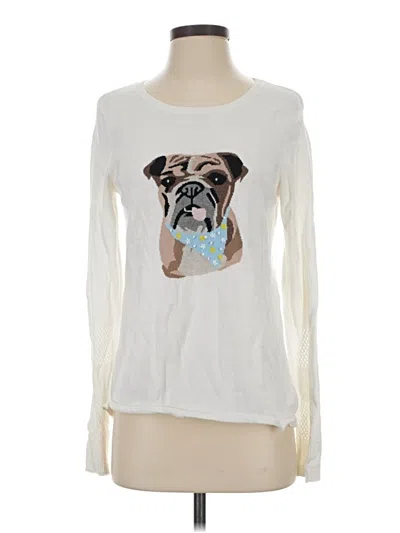 Pre-owned Lisa Todd Sweatshirt In White