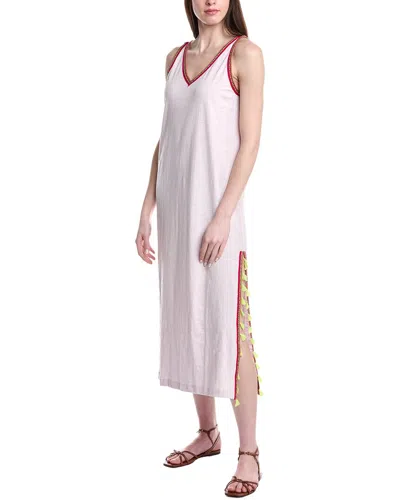 Lisa Todd Tassel T-shirt Dress In White