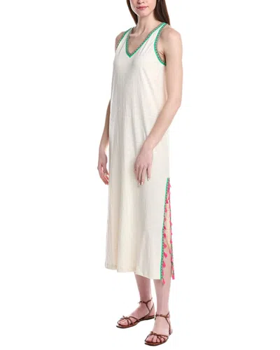 Lisa Todd Tassel T-shirt Dress In White