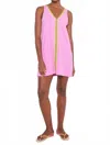 Lisa Todd Tizzy Tunic Dress In Hot Orchid In Pink