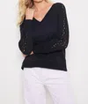 Lisa Todd Truth Or Dare Sweater In Black