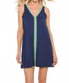 Lisa Todd Tunic Dress In Navy In Blue