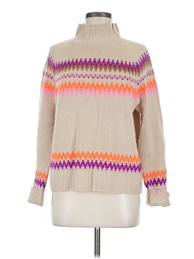 Pre-owned Lisa Todd Turtleneck Sweater In Tan