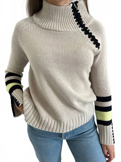 Lisa Todd Unzipped Sweater In Chickpea In Neutral