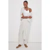 Lisa Todd Uptown Cashmere Duster In Iced Grey