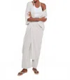Lisa Todd Uptown Duster Cardigan In Iced Grey In Neutral