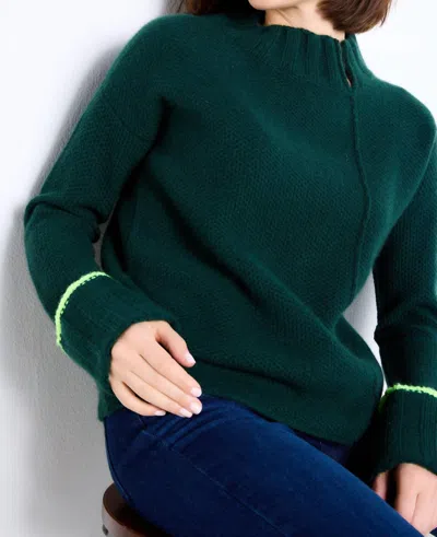 Lisa Todd Uptown Sweater In Estate In Green