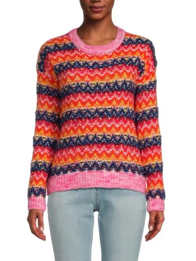 Lisa Todd Women's Drop Shoulder Wool Blend Sweater In Neutral