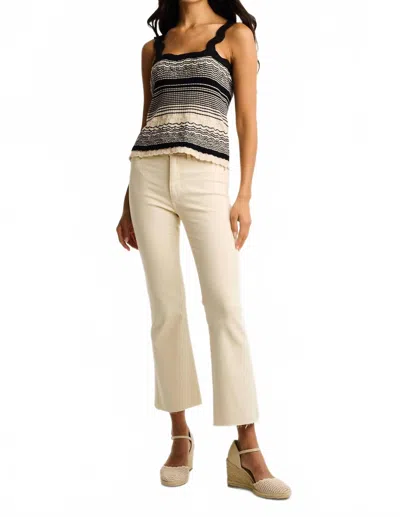 Lisa Todd Women's Summer Sway Tank Top In Almond/black In Multi