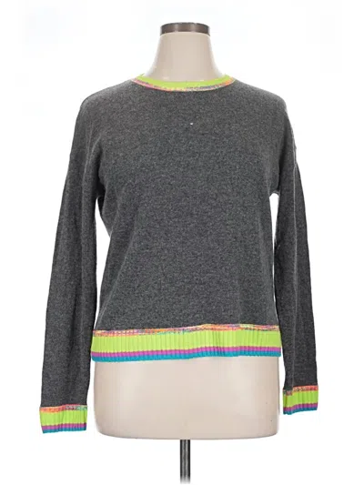 Pre-owned Lisa Todd Wool Pullover Sweater In Gray