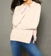 Lisa Todd Zipcode Tee In Almond