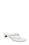Lisa Vicky Beauty Heeled Flip Flop In White