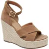 Lisa Vicky Gemi Platform Wedge Sandal In Cognac
