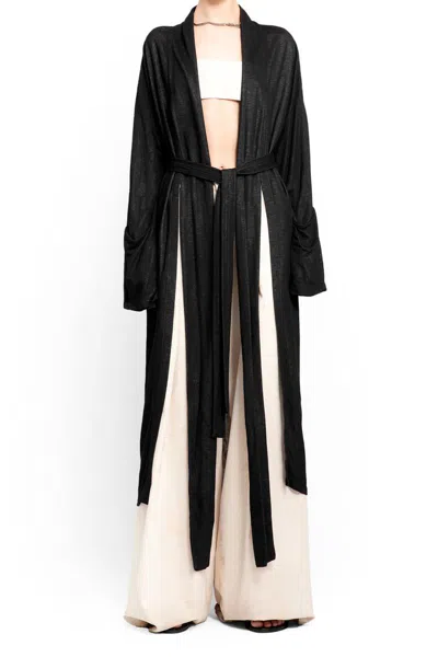 Lisa Von Tang Coats In Black