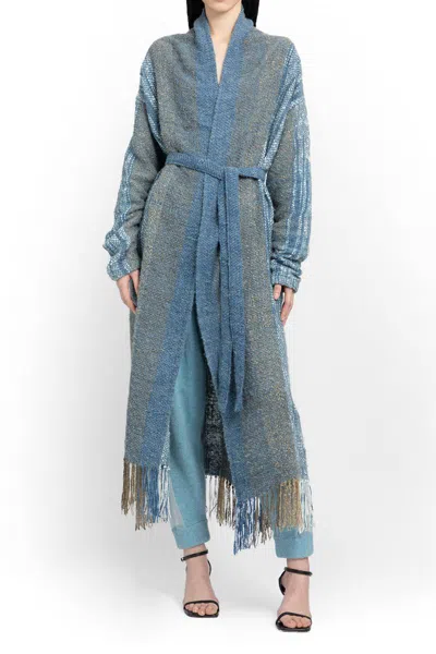 Lisa Von Tang Knitwear In Blue
