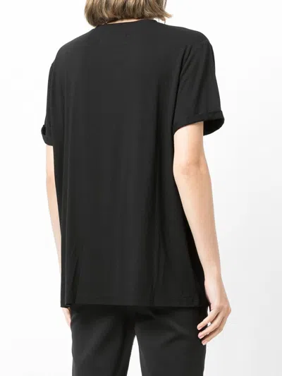 Lisa Von Tang T-shirts In Black
