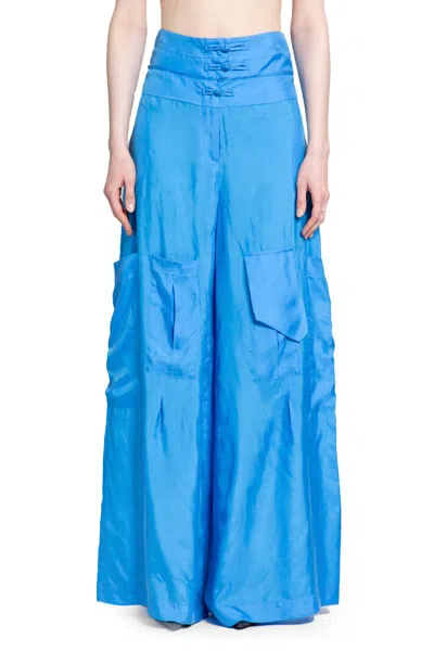 Lisa Von Tang Trousers In Blue