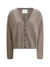 Lisa Yang Abby Cashmere Cardigan In Gray