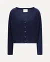 Lisa Yang The Abby Button Cardigan In Multi