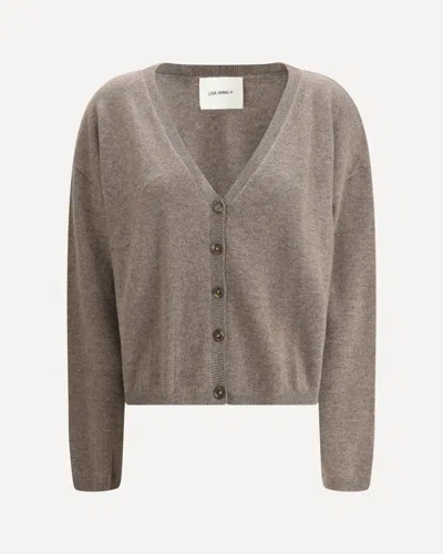 Lisa Yang Abby Cardigan In Sand