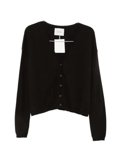Lisa Yang Long-sleeved Cardigan In Black