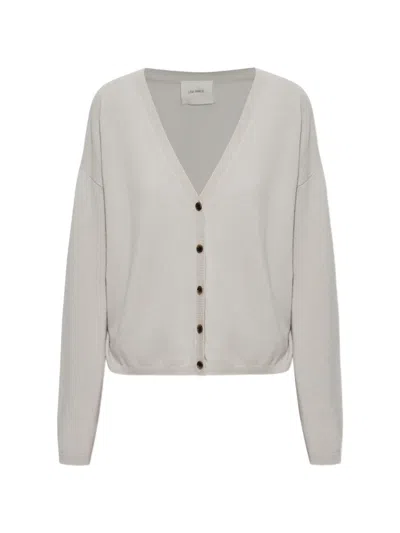 Lisa Yang Abby V-neck Cardigan In Neutral