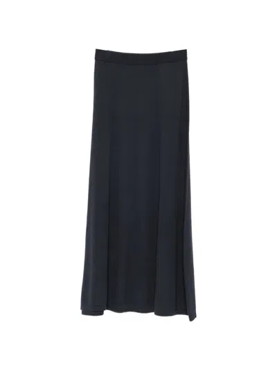 Lisa Yang Adrienne Midi Skirt In Blue