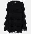 Lisa Yang Agneta Fringed Cashmere-blend Sweater In White