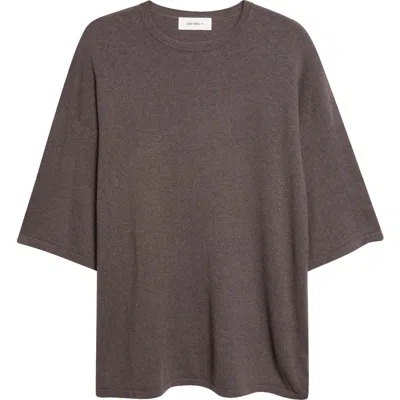 Lisa Yang Agnette Oversize Cotton & Cashmere Sweater In Brown
