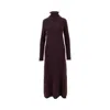 Lisa Yang Ailina Dress In Burgundy